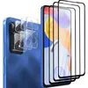 Image de 3 Pièces Verre Trempé pour Xiaomi Redmi Note 11 Pro / Note 11 Pro 5G avec 3 Pièces Caméra Arrière Protecteur 9H Dureté Sans Bulle