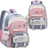 Image de Cartable Fille Primaire -Sac à Dos Fille - Bleu - Nylon imperméable et durable