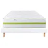 Image de LUXURY LITERIE - Ensemble matelas + sommier - RÊVERIE - 140 x 190 cm - Tapissier - Ferme - Face été/hiver
