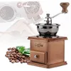 Image de Moulin à café manuel - Vintage Retro Hand Grinder - Marron
