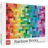 Image de Puzzle - LEGO - Rainbow bricks - 1000 pièces - Thème Abstrait - Multicolore