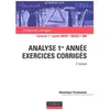 Image de Analyse 1Ã¨re AnnÃ©e - Exercices CorrigÃ©s en occasion ou reconditionné