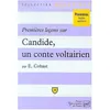Image de PremiÃ¨res LeÃ§ons Sur Candide, Un Conte Voltairien en occasion ou reconditionné