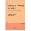 Image de RÃ©sumÃ© Et SynthÃ¨se De Textes - MÃ©thode Et Exercices CorrigÃ©s en occasion ou reconditionné