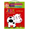 Image de Jeux & Coloriages Ã La Ferme - Avec 8 Couleurs De Feutres en occasion ou reconditionné