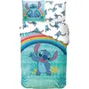 Image de Parure de lit - STITCH - Stitch Arc en Ciel (Hawaï) - Housse 140x200 + taie 63x63 - 100% coton