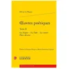 Image de Oeuvres PoÃ©tiques - Tome 2, Les Soupirs - Les Odes - Les Sonnets - PiÃ¨ces Diverses en occasion ou reconditionné
