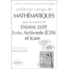 Image de ProblÃ¨mes CorrigÃ©s De MathÃ©matiques PosÃ©s Aux Concours De Ensam, Estp, Ecrin, ArchimÃ¨de (E3a), Et Icare en occasion ou reconditionné