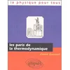 Image de Les Paris De La Thermodynamique en occasion ou reconditionné