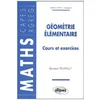 Image de Cours Et Exercices De GÃ©omÃ©trie ÃlÃ©mentaire en occasion ou reconditionné