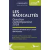 Image de RadicalitÃ©s, ThÃ¨me De Questions Contemporaines Sciences Po - Concours Commun - Edition 2018 en occasion ou reconditionné