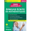 Image de Epreuve Ãcrite De MathÃ©matiques Crpe AdmissibilitÃ© - Edition 2023 en occasion ou reconditionné
