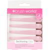 Image de Brushworks Lot de 6 pinces de séparation pour cheveux