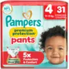 Image de Pampers couches premium protection pants T4 9-15 kg 31 couches