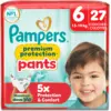 Image de Pampers couches premium protection pants T6 13-19 kg 27 couches
