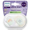 Image de AVENT SCF075/17 Sucette Ultra Start Nuit 0-2M Pastelle
