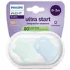 Image de Avent Sucette Ultra Start jour 0-2M uni Polaire x2 silicone, sans BPA