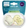 Image de Avent Sucette Ultra Air Jour 18M+ Imprimé Nature x2, sans BPA
