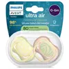 Image de Avent Sucette Ultra Air jour 0-6M Imprimé Nature x2, sans BPA