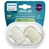 Image de Avent Sucette Ultra Air jour 6-18M Uni Nature sans BPA x2