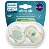Image de Avent Sucette Ultra Air jour 6-18M Imprimé Nature x2, sans BPA