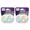 Image de AVENT SCF094/13 Sucette Ultra soft Nuit 18M Mix