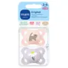 Image de MAM Sucette Original Nature 2-6 mois Silicone Renard et Grenouille X2