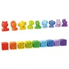 Image de Coffret Cube et animaux (18 pièces)