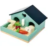 Image de Set lapin et cochon d'inde + cabane