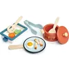 Image de Kit de casserole et poêle en bois