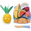 Image de Planche à découper fruits tropicaux en bois