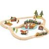 Image de Circuit train en bois Pins sauvages (30 pièces)