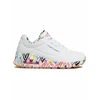 Image de Baskets femme Skechers Uno Loving Love Blanc 36