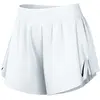 Image de Short taille mi-haute avec sous-short intégré femme Nike AeroSwift Dri-FIT AD 8 cm Blanc S