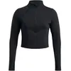 Image de Sweatshirt 1/2 zip en maille femme Under Armour Launch Elite Noir XL