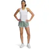 Image de Short tissé 2 en 1 femme Under Armour Fly-By Vert XS