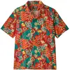 Image de Chemise manches courtes de camp Patagonia Tidal Threads Multicolore S