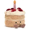 Image de Peluche Amuseable Gâteau d'anniversaire (16 cm)