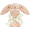 Image de Doudou plat Bashful Lapin Blush (34 cm)