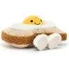 Image de Peluche Amuseable Toast Egglantine sur pain grillé (16 cm)