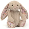 Image de Peluche Bashful Lapin en fleurs Beige (31 cm)