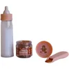 Image de Coffret repas petit pot et biberon magiques pour poupée Pain d'épices