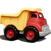Image de Camion de construction tombereau rouge et jaune