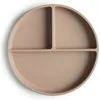 Image de Assiette à compartiments en silicone avec ventouse Natural