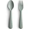 Image de Cuillère et fourchette Sage