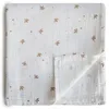 Image de Maxi lange en coton bio Sparrows (120 x 120 cm)