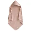 Image de Cape de bain en coton bio Blush