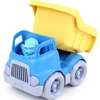 Image de Camion de construction tombereau bleu et jaune
