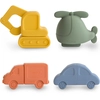 Image de Lot de 4 jouets de bain Vehicules