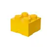 Image de LEGO Autre Brique de rangement 4 tenons - jaune 5007128